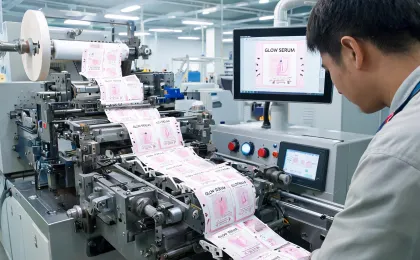 Short run label converting with digital press