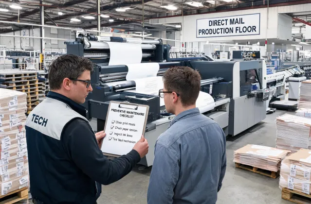 Direct mail inkjet line with Ricoh service review