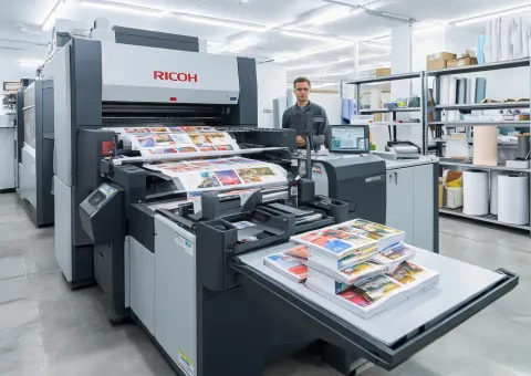 Ricoh digital toner press for short run color books