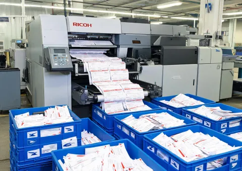 Ricoh continuous feed inkjet for direct mail